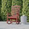 Flash Furniture Winston All-Weather Poly Resin Rocking Chair in Red JJ-C14703-RED-GG - alternate 2